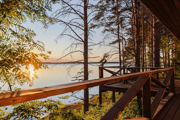 Коттедж с панормаными видом на Сямозеро №1