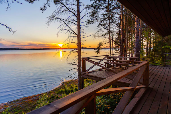 Коттедж с панормаными видом на Сямозеро №1