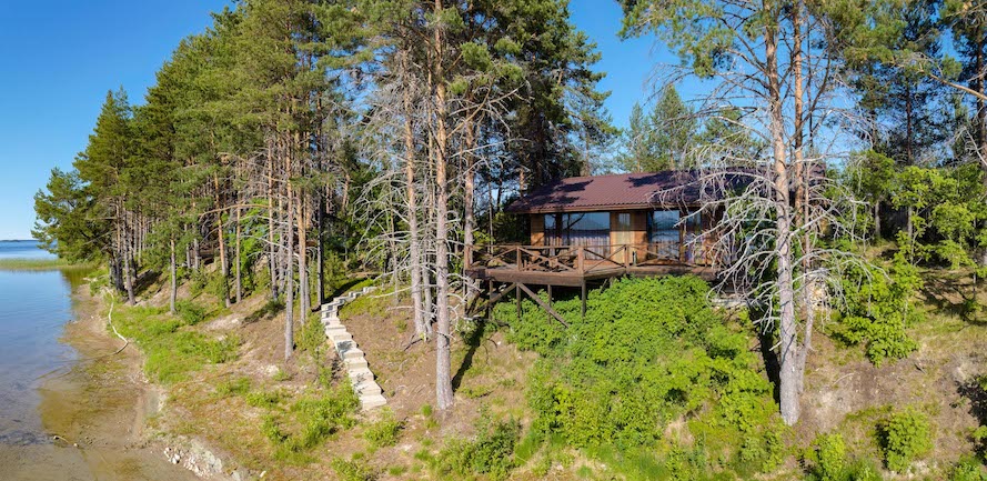 Коттедж с панормаными видом на Сямозеро №1