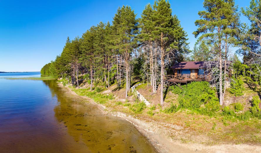 Коттедж с панормаными видом на Сямозеро №1