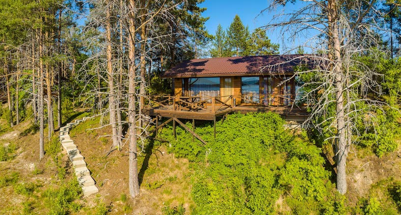 Коттедж с панормаными видом на Сямозеро №1